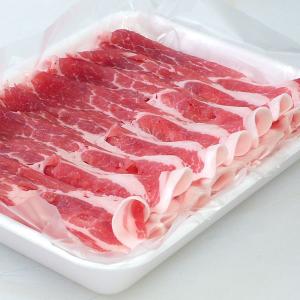 すき焼き用 豚肉 国産 豚肩ロース(やまざきポーク青森県産) 500g  スライス｜bbq