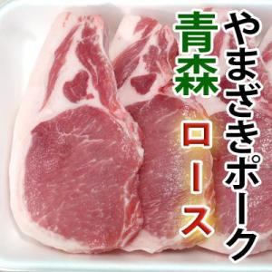 ステーキ とんかつ 豚肉 国産 豚ロース(やまざきポーク青森県産) 冷凍 約100g×2枚