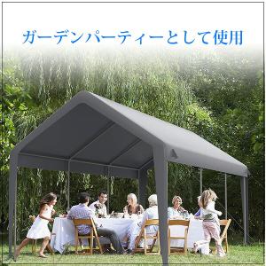 DEXSO カーポート 3×6.1×3.3m ...の詳細画像2
