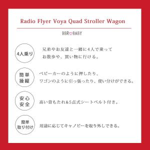 ラジオフライヤー ボヤ クワッド ストローラー...の詳細画像1