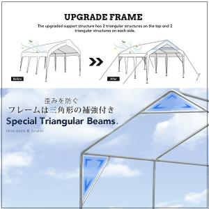 Peaktop Outdoor カーポート 3...の詳細画像5