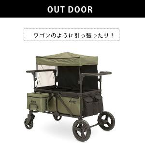 お取り寄せ/ジープ デラックス ラングラー ストローラー ワゴン 2人