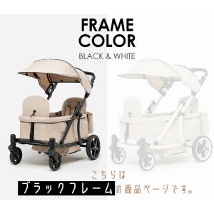 Pompolarr ポンポラー N ワゴン ブラックフレーム 2人乗り キャリー