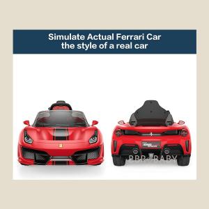 乗用玩具 乗用ラジコン DIKEP フェラーリ...の詳細画像3