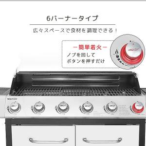 ロイヤルグルメ クラシック 6バーナー ガス ...の詳細画像2