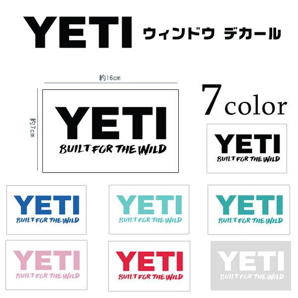 /ゆうパケット対応/YETI イエティ ウィンドウ デカール ステッカー イエティ純正 クーラーボッ...