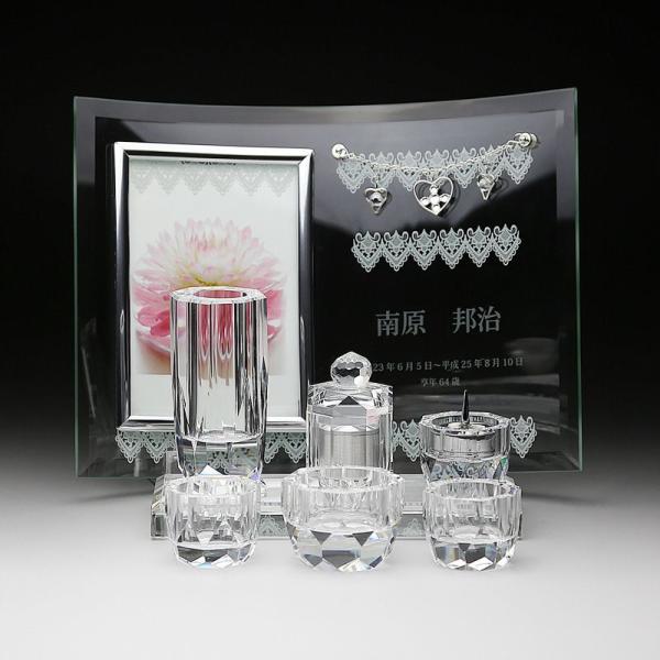 位牌 仏具 8点 セット 夫婦 手元供養 モダン仏具 メモリアル 49日 法要 水子 供養 名入れ ...