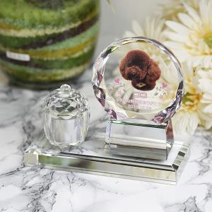 ペット位牌 UVカラープリント ペットセット仏具 中 ペット仏具 手元供養 ペット メモリアル 位牌 仏具 水子 49日 愛玩 供養