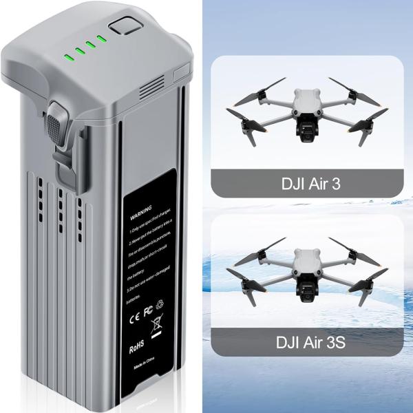 互換品＜ 新品 ＞DJI Air 3S / DJI Air 3 / ディージェーアイ バッテリー容量...