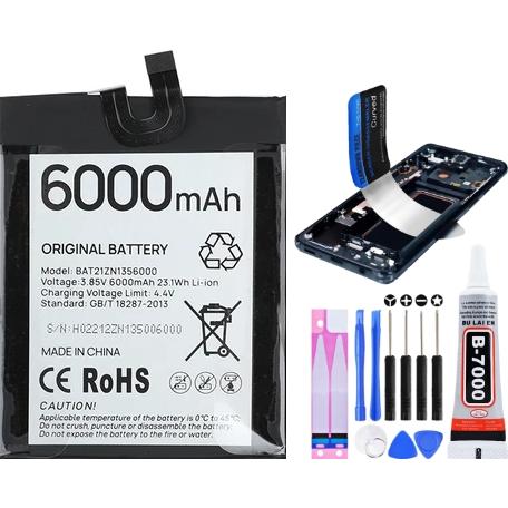 互換品【 新品 】DOOGEE S99 / ドゥージー バッテリー容量:6000mAh 電圧制限:3...