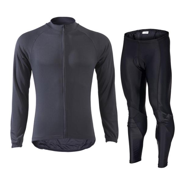 Wellcls 長袖 サイクルジャージ 上下セット 春夏用 メンズ 自転車 サイクルウェア サイクリ...