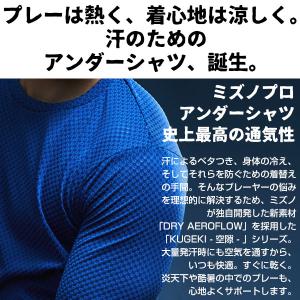 野球 アンダーシャツ 長袖 丸首 ゆったり ミ...の詳細画像2