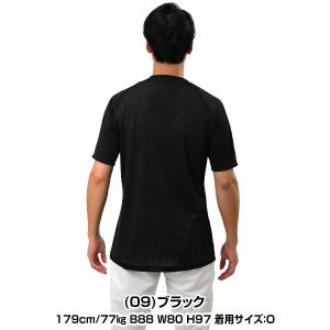 野球 アンダーシャツ 大人 半袖 丸首 ゆった...の詳細画像2
