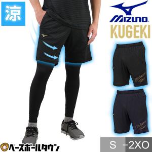 野球 ミズノ KUGEKI ICEハーフパンツ 12JDAP80 2023NEWモデル