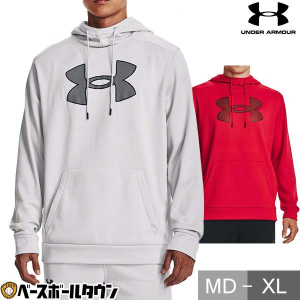 野球 パーカー 大人 アンダーアーマー UAアーマーフリース フーディー ビッグロゴ メンズ 137...