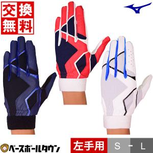 野球 守備手袋 左手 ミズノ 衝撃緩衝パッド付 水洗い可