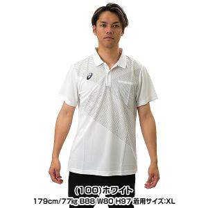 野球 ポロシャツ 半袖 メンズ アシックス 2...の詳細画像1