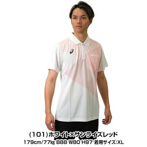 野球 ポロシャツ 半袖 メンズ アシックス 2...の詳細画像3