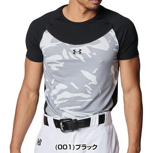 野球 アンダーシャツ 半袖 丸首 アンダーアー...の詳細画像3