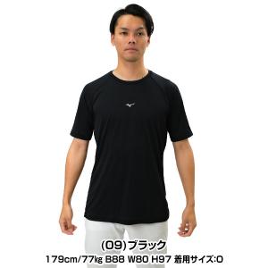 野球 アンダーシャツ 大人 半袖 丸首 ゆった...の詳細画像5