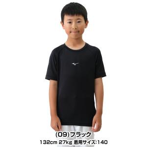 野球 アンダーシャツ ジュニア 半袖 丸首 ル...の詳細画像3