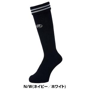 野球 ソックス 女子 白 赤 青 紺 ローリン...の詳細画像1