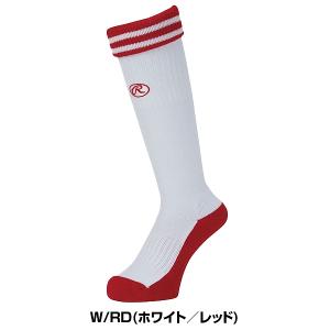 野球 ソックス 女子 白 赤 青 紺 ローリン...の詳細画像4