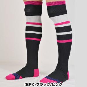 野球 ソックス 黒 紺 赤 青 桃 ローリング...の詳細画像2