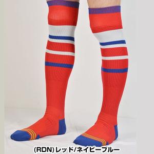 野球 ソックス 黒 紺 赤 青 桃 ローリング...の詳細画像4