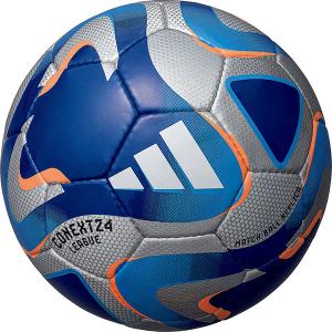 アディダス サッカーボール コネクト24 リーグ 4号球 メットシルバー 検定球 AF484SL 2...