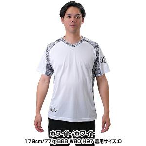 野球 Tシャツ メンズ ローリングス コンバッ...の詳細画像1
