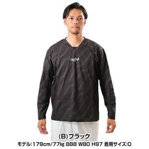 野球 長袖 Tシャツ 大人 ローリングス ハイ...の詳細画像1