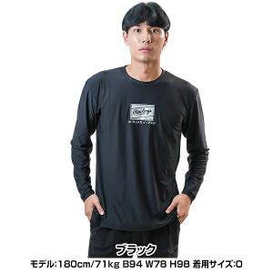 野球 Tシャツ 長袖 丸首 大人 メンズ ロー...の詳細画像4