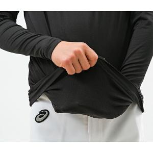 野球 アンダーシャツ 長袖 ジュニア 丸首 ロ...の詳細画像5