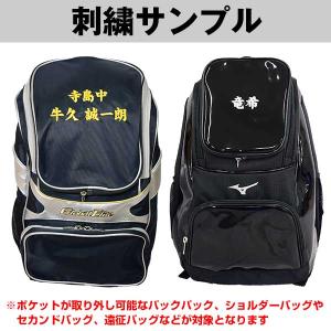 本体別売り バッグ用刺繍オプション ポケット取...の詳細画像1