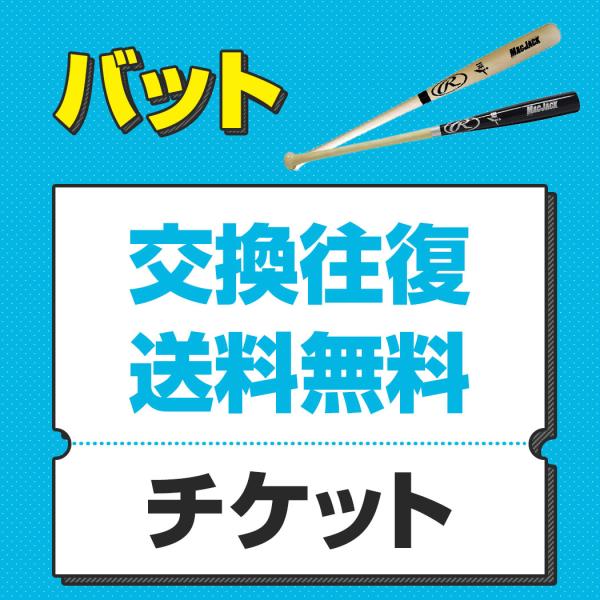 【クーポン対象外】 ＜受取完了後、再注文時にかごに入れて下さい＞ バット交換往復送料無料チケット