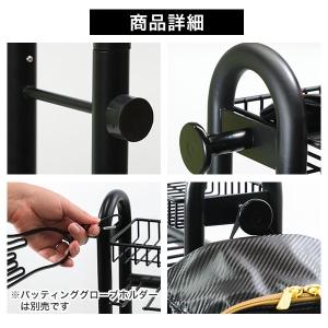 野球 バット&野球ギアスタンド 10本用 バッ...の詳細画像5