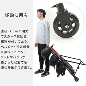 野球 バット&ヘルメットスタンド バット14本...の詳細画像3