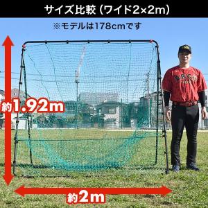 野球 練習 ネット 硬式 軟式M号・J号 ソフ...の詳細画像3