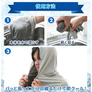 クールフーディー ショート クールダウン 冷感...の詳細画像2