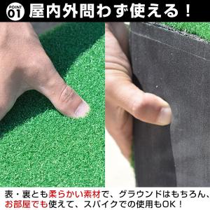 野球 投球練習用 ポータブルマウンド 人工芝 ...の詳細画像2