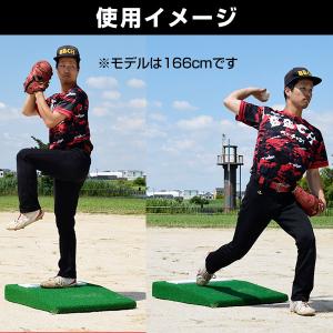 野球 投球練習用 ポータブルマウンド 人工芝 ...の詳細画像5