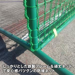 野球 練習 スクウェア防球ネット スチール 2...の詳細画像4