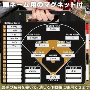 野球 作戦 ボード 作戦盤 作戦ボード 赤・黒...の詳細画像3