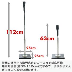 野球 練習 パワーティースタンド 硬式 軟式M...の詳細画像3
