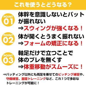 野球 練習 バランスボード 2枚セット 直径約...の詳細画像2