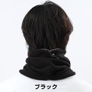 デカ文字刺繍 極厚 フリースネックウォーマー ...の詳細画像3