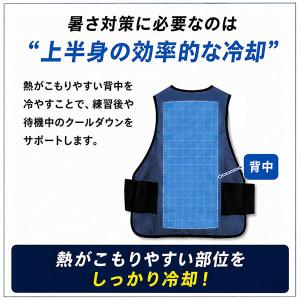 レビューで6ヶ月保証 野球 PCM冷却素材 冷...の詳細画像4