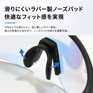レビューで6ヶ月保証 野球 サングラス 調光レ...の詳細画像4