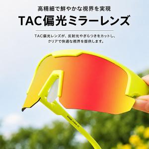 レビューで6ヶ月保証 野球 サングラス 偏光レ...の詳細画像3
